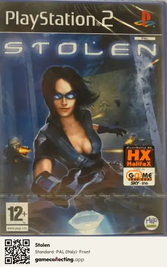 Stolen PlayStation 2, Italy box front