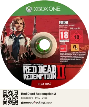 Red Dead Redemption 2 Xbox One, PAL disc