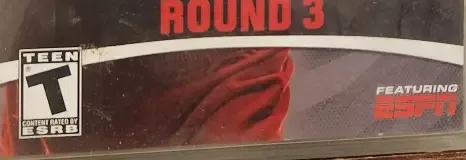 Fight Night Round 3, the ESRB box on its front
