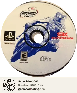Superbike 2000 PlayStation, NTSC disc