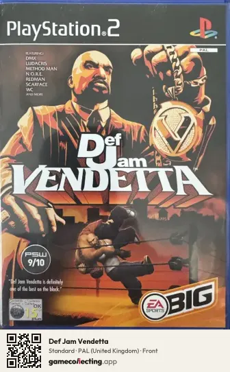 Def Jam Vendetta PlayStation 2, United Kingdom box front