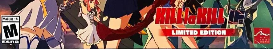 Kill la Kill: If, the ESRB box on its front