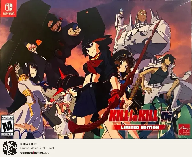 Kill la Kill: If Nintendo Switch, NTSC box front
