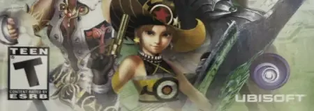 Enchanted Arms, the ESRB box on its front