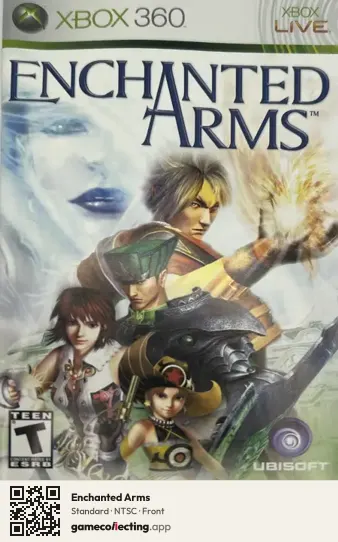 Enchanted Arms Xbox 360, NTSC box front