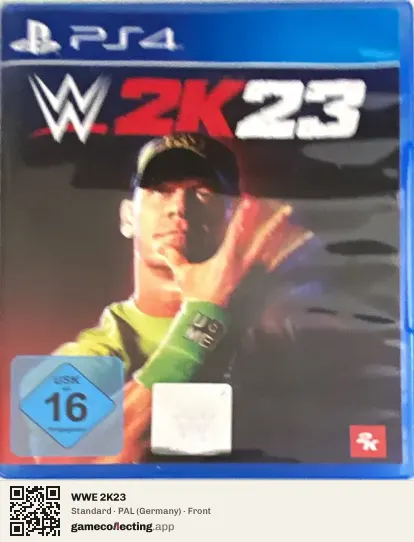 WWE 2K23 PlayStation 4, Germany box front