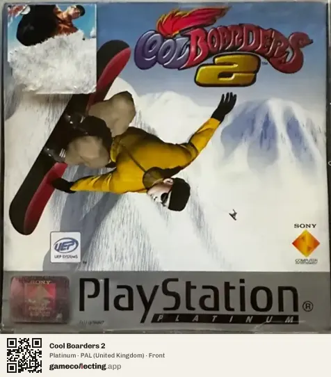 Cool Boarders 2 PlayStation, United Kingdom box front