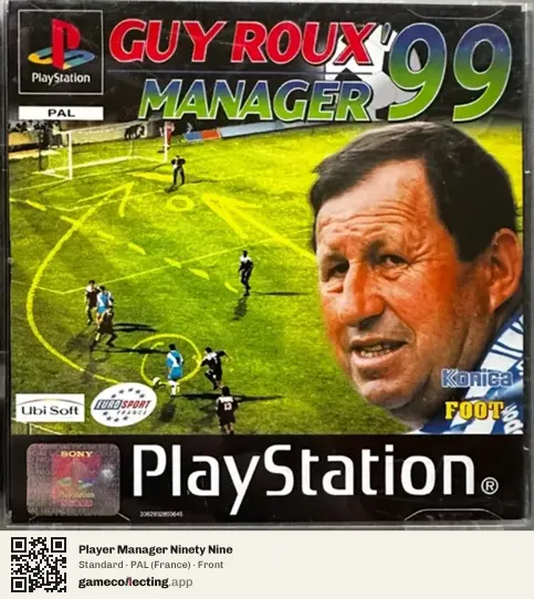 Player Manager Ninety Nine PlayStation, France box front