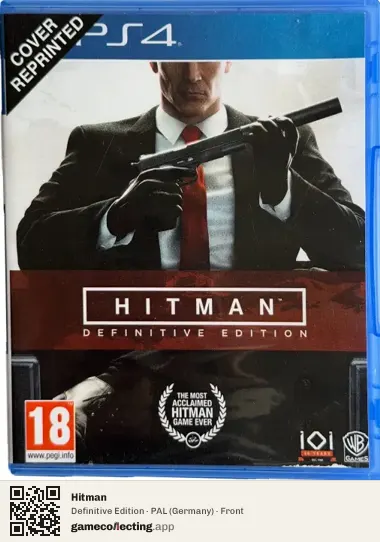 Hitman PlayStation 4, Germany box front