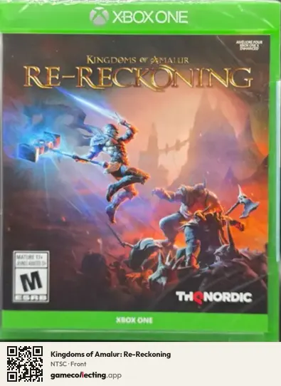 Kingdoms of Amalur: Re-Reckoning Xbox One, NTSC box front