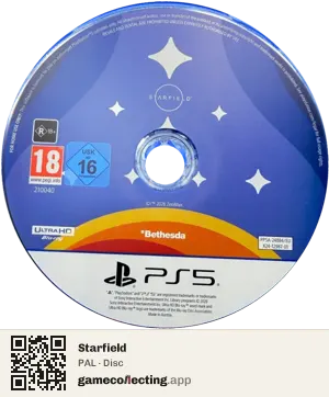 Starfield PlayStation 5, PAL disc