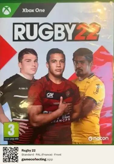 Rugby 22 Xbox One, France box front