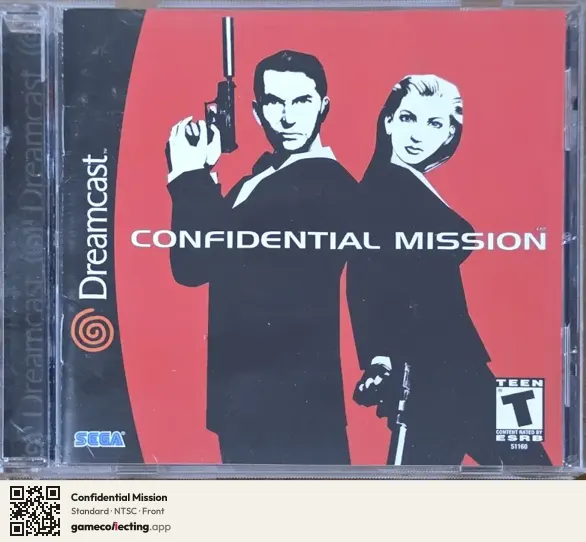 Confidential Mission Sega Dreamcast, NTSC box front
