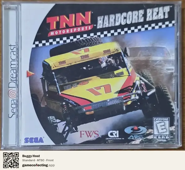 Buggy Heat Sega Dreamcast, NTSC box front