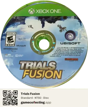 Trials Fusion Xbox One, NTSC disc