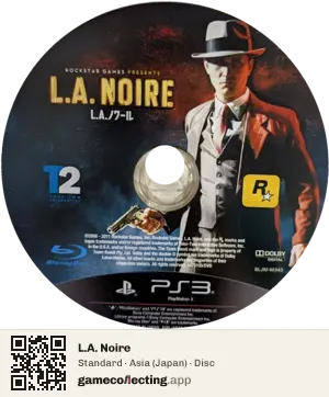 L.A. Noire PlayStation 3, Asia disc