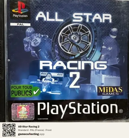 All-Star Racing 2 PlayStation, France box front