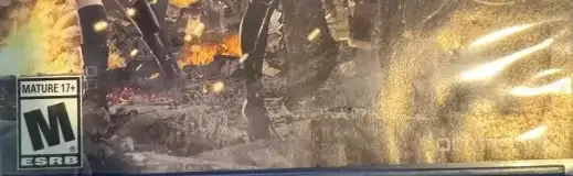 NieR: Automata, the ESRB box on its front