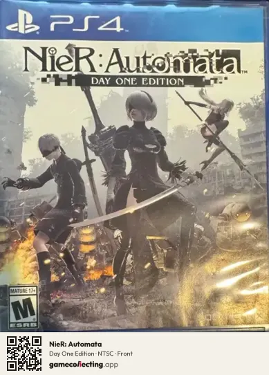 NieR: Automata PlayStation 4, NTSC box front