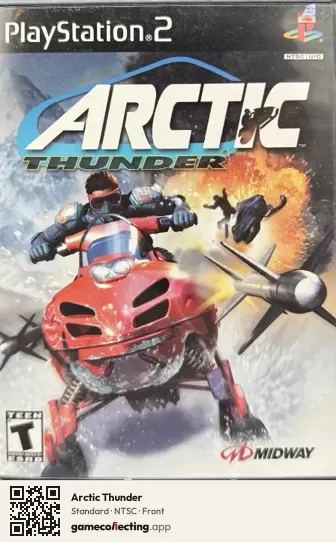 Arctic Thunder PlayStation 2, NTSC box front