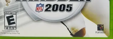 Madden NFL 2005, the ESRB box on its front