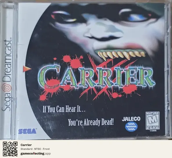 Carrier Sega Dreamcast, NTSC box front