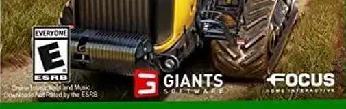 Farming Simulator 17, the ESRB box on its front