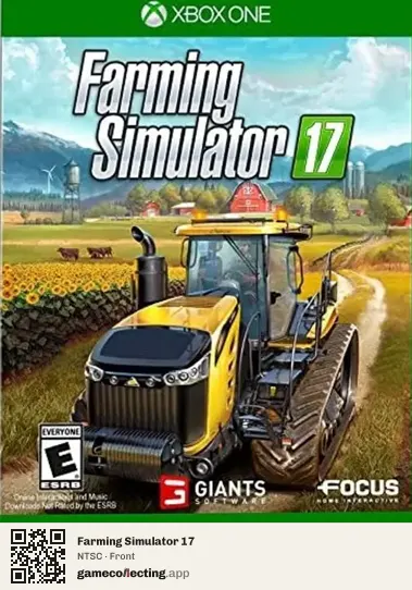 Farming Simulator 17 Xbox One, NTSC box front
