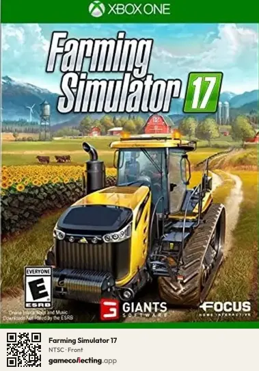 Farming Simulator 17 Xbox One, NTSC box front