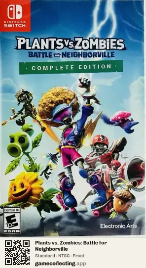 Plants vs. Zombies: Battle for Neighborville Nintendo Switch, NTSC box front
