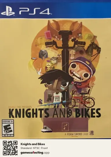 Knights and Bikes PlayStation 4, NTSC box front