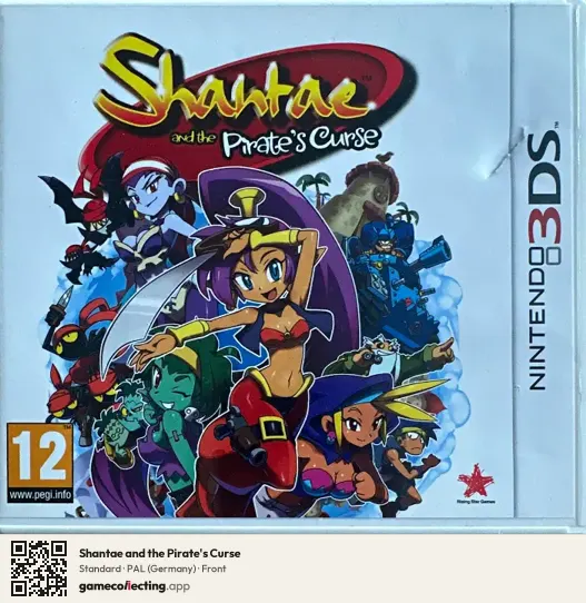 Shantae and the Pirate's Curse Nintendo 3DS, Germany box front