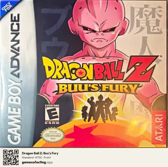 Dragon Ball Z: Buu's Fury Game Boy Advance, NTSC box front