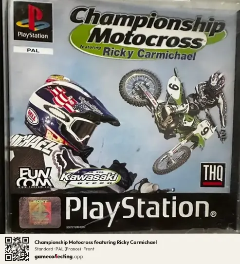 Championship Motocross featuring Ricky Carmichael PlayStation, France box front