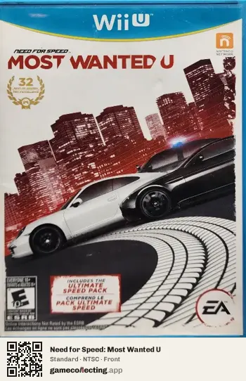 Need for Speed: Most Wanted U Nintendo Wii U, NTSC box front