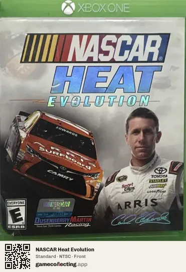NASCAR Heat Evolution Xbox One, NTSC box front