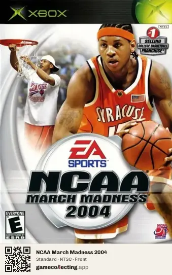NCAA March Madness 2004 Xbox, NTSC box front