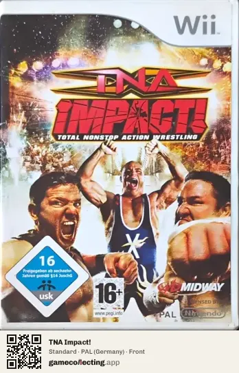 TNA Impact! Nintendo Wii, Germany box front