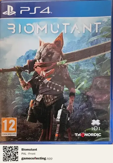 Biomutant PlayStation 4, PAL box front