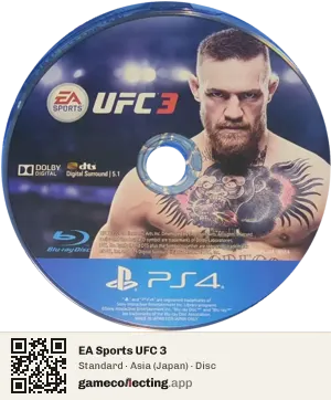 EA Sports UFC 3 PlayStation 4, Asia disc