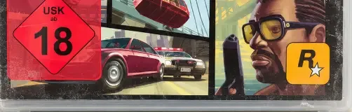 Grand Theft Auto IV, the USK square on its front
