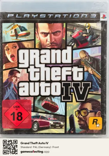 Grand Theft Auto IV PlayStation 3, Germany box front