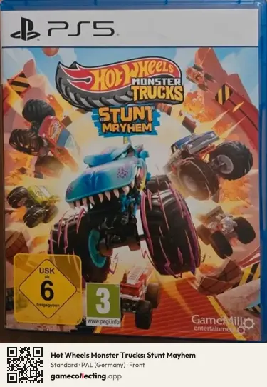 Hot Wheels Monster Trucks: Stunt Mayhem PlayStation 5, Germany box front
