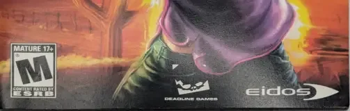 Total Overdose: A Gunslinger's Tale in Mexico, the ESRB box on its front
