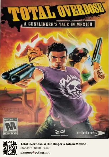 Total Overdose: A Gunslinger's Tale in Mexico PlayStation 2, NTSC box front