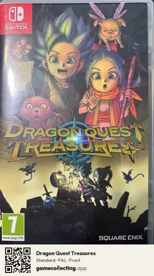 Dragon Quest Treasures Nintendo Switch, PAL box front