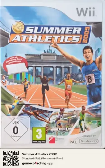 Summer Athletics 2009 Nintendo Wii, Germany box front