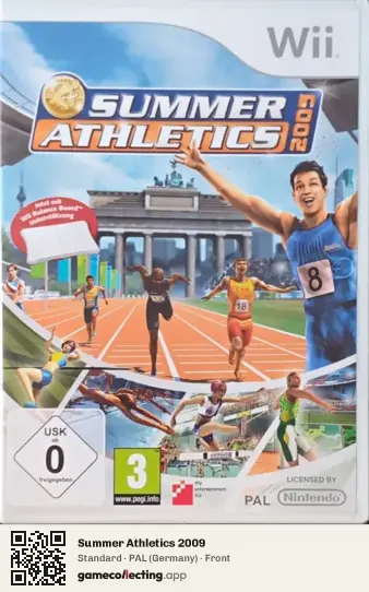 Summer Athletics 2009 Nintendo Wii, Germany box front