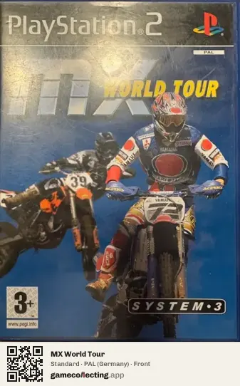 MX World Tour PlayStation 2, Germany box front