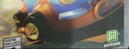 Garfield Kart: Furious Racing, the ESRB box on its front